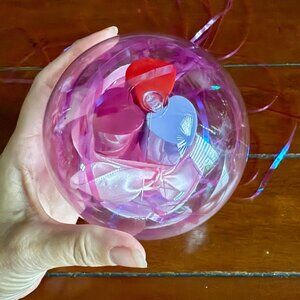 NEW 4-Pc Lip Oil, 3 different Flavors in a Holiday Bulb Bath and Body Works